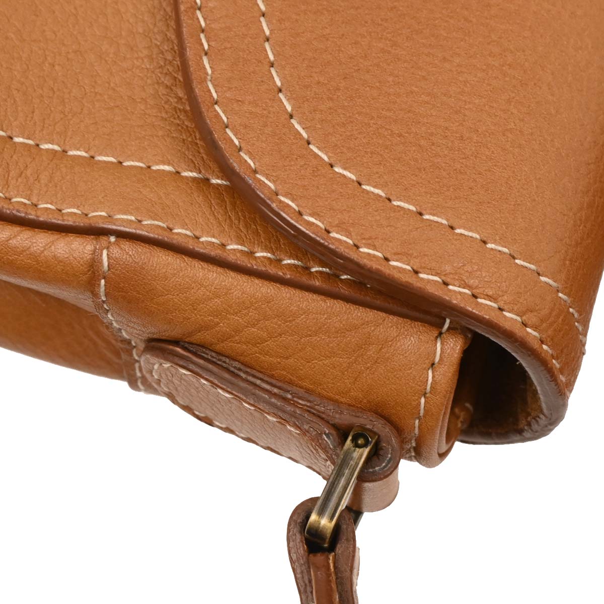 Christian Dior Brown Saddle Shoulder Bag