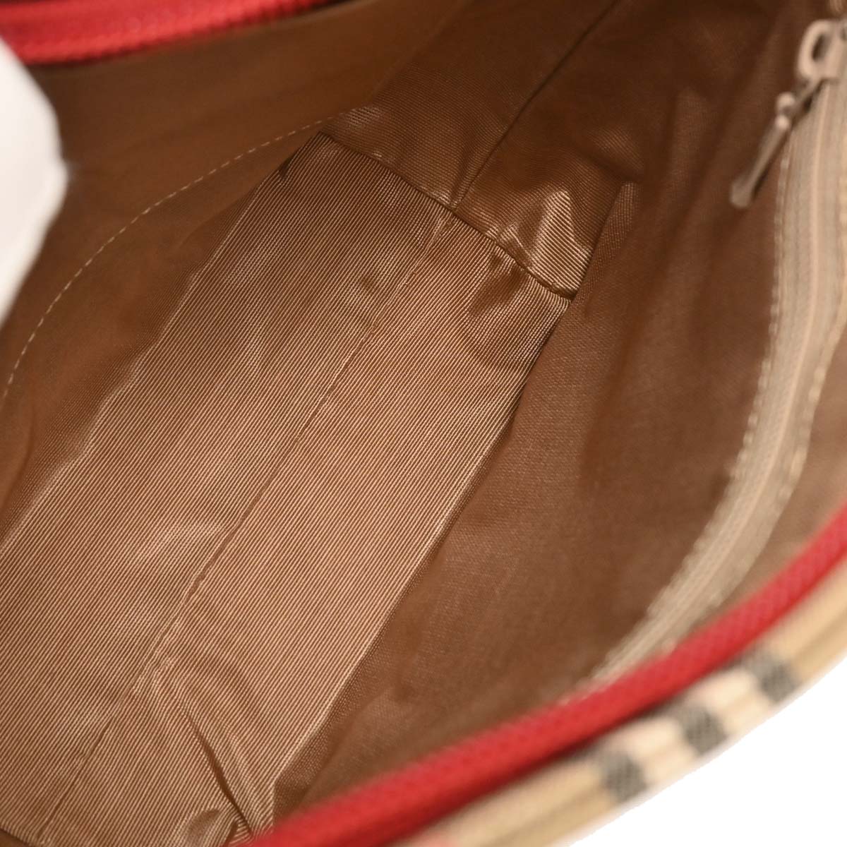 Burberry Beige Canvas House Check Tote Handbag