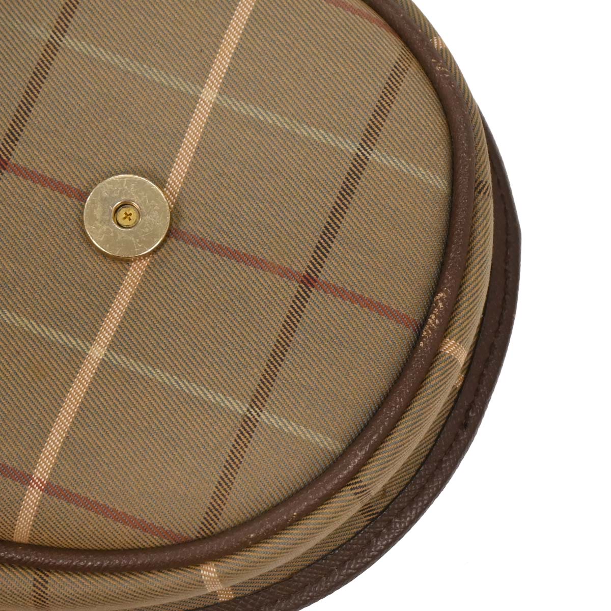 Burberrys Brown Burberry Check Crossbody Bag