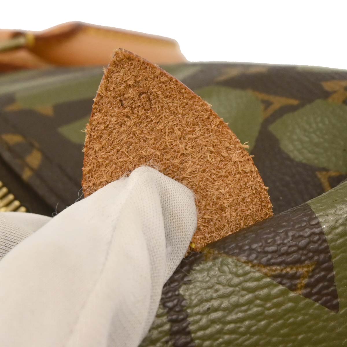Louis Vuitton Khaki Monogram Graffiti Keepall 50 Duffle Bag M92196