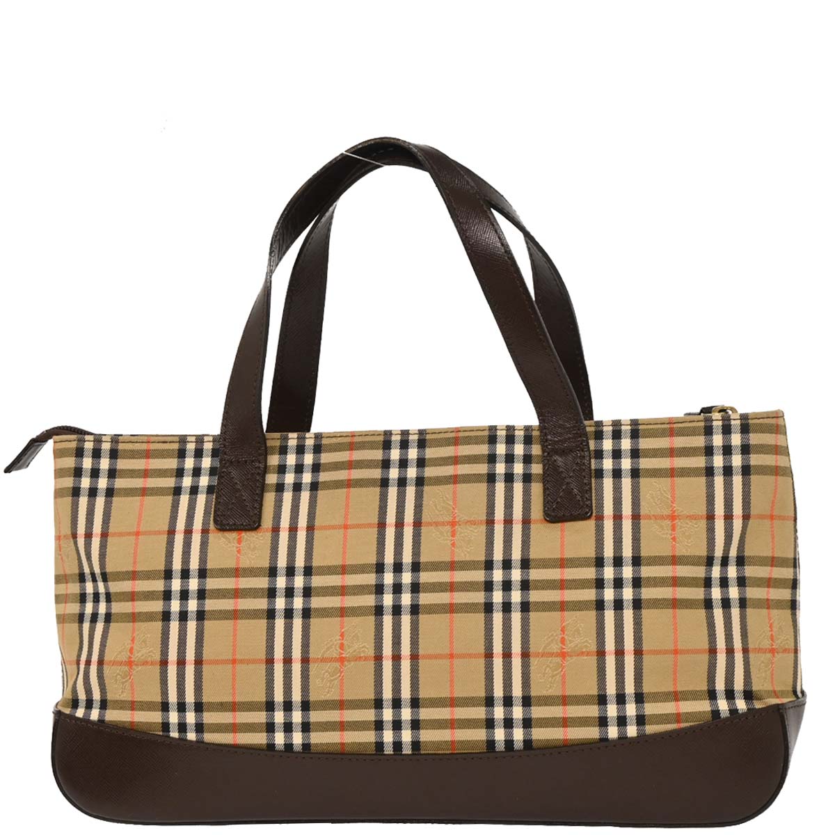 Burberrys Beige House Check Tote Bag