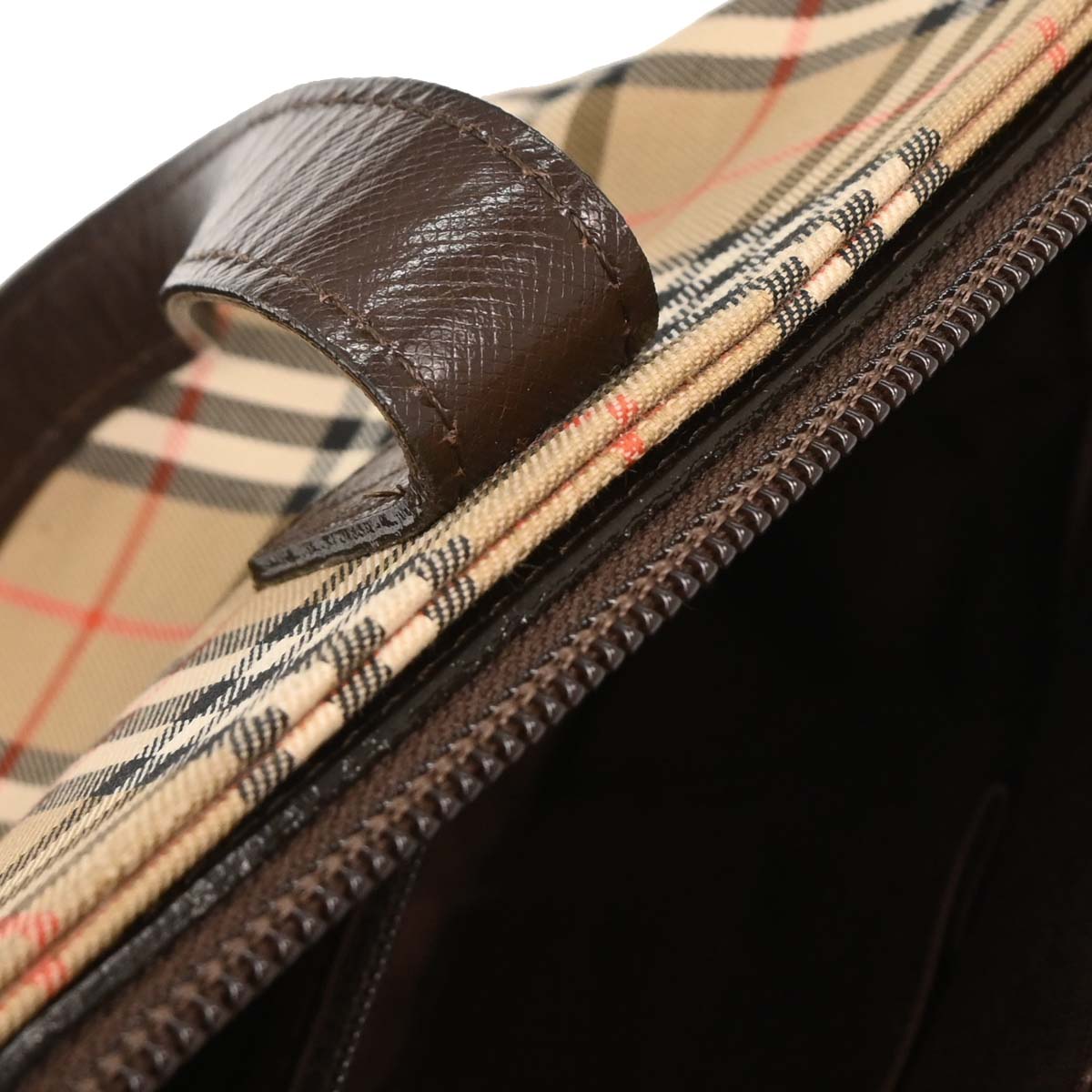 Burberrys Beige House Check Tote Bag