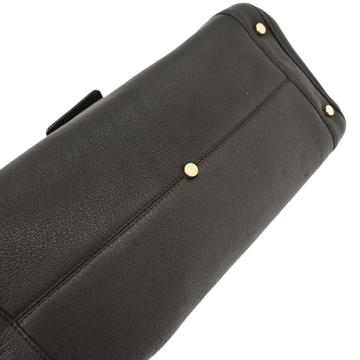 Bvlgari Black Leather Shoulder Bag