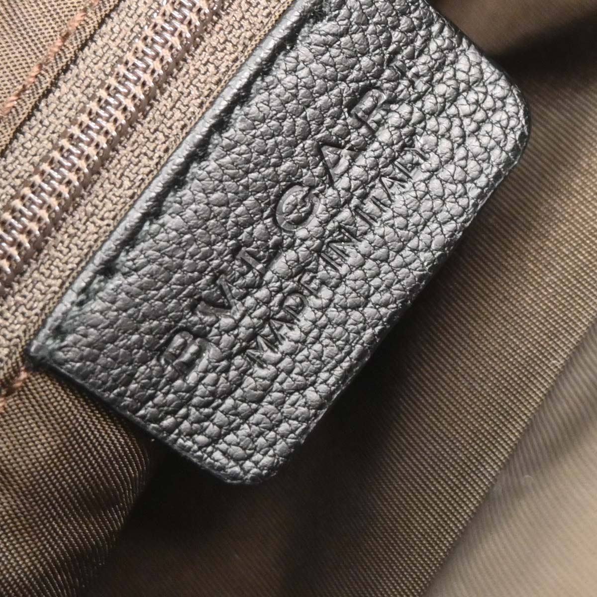 Bvlgari Black Leather Shoulder Bag