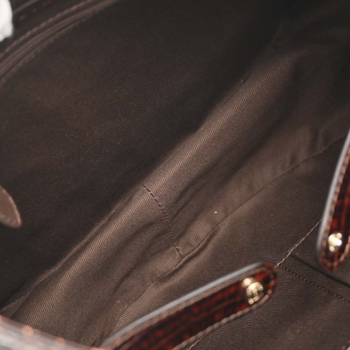 Celine Brown Canvas Macadam Tassel Hobo Handbag
