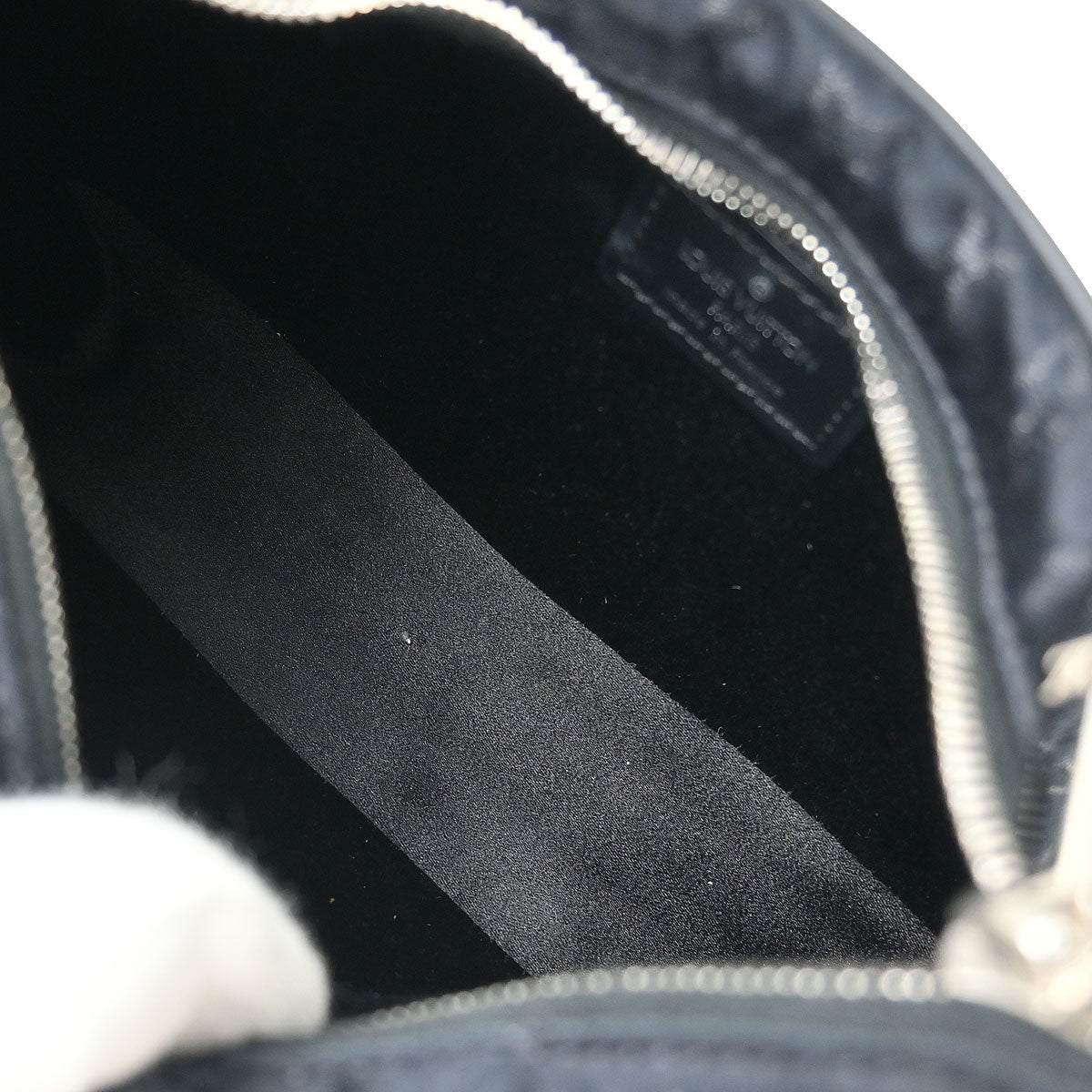 Louis Vuitton Black Monogram Satin Little Boulogne Handbag M92142