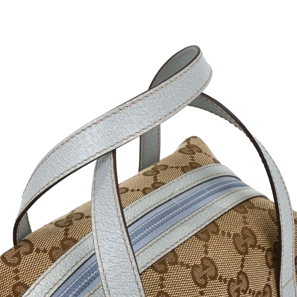 Gucci Beige Blue GG Handbag