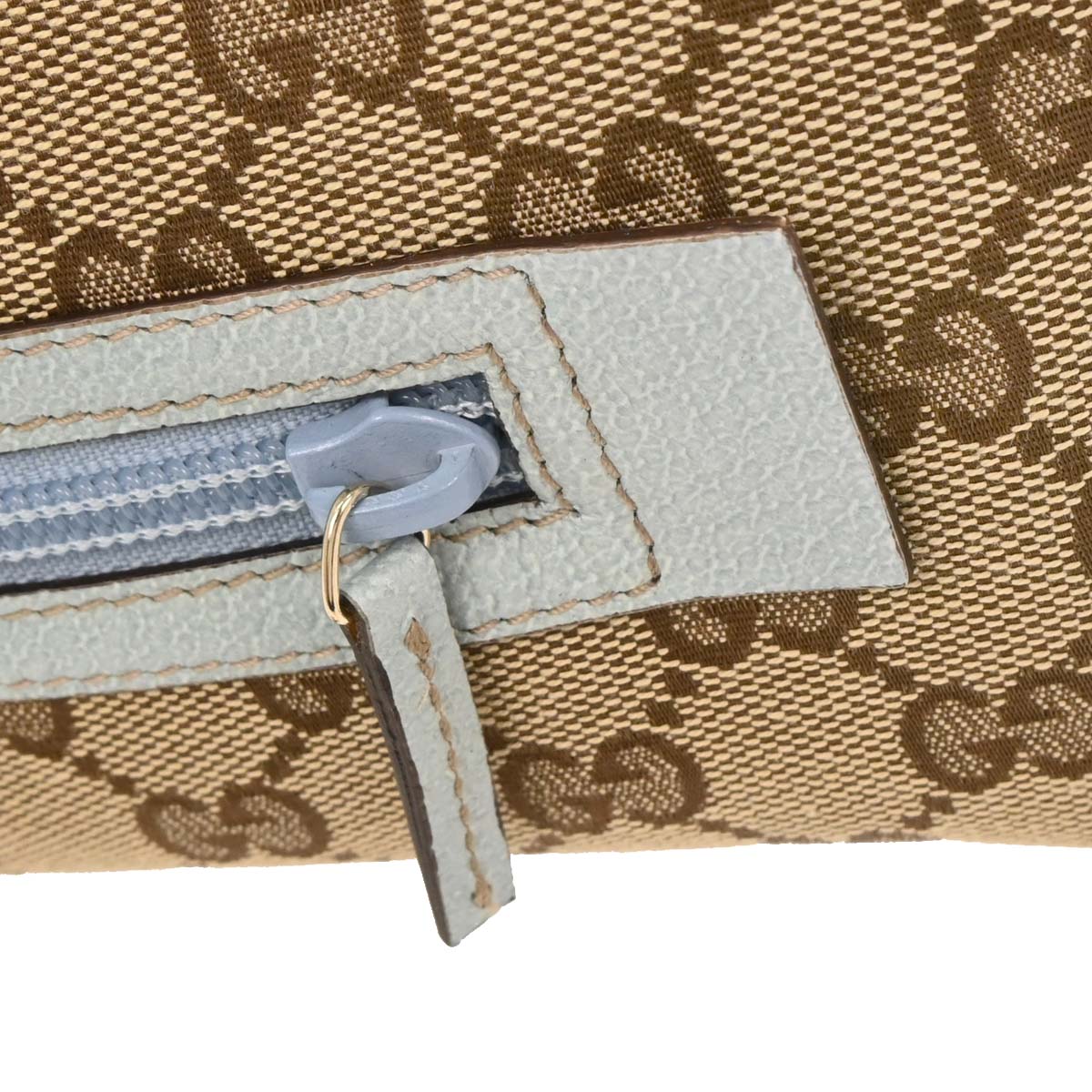 Gucci Beige Blue GG Handbag