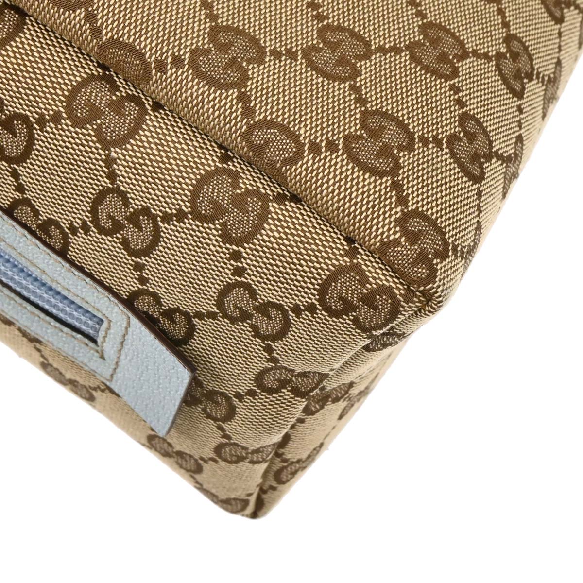 Gucci Beige Blue GG Handbag