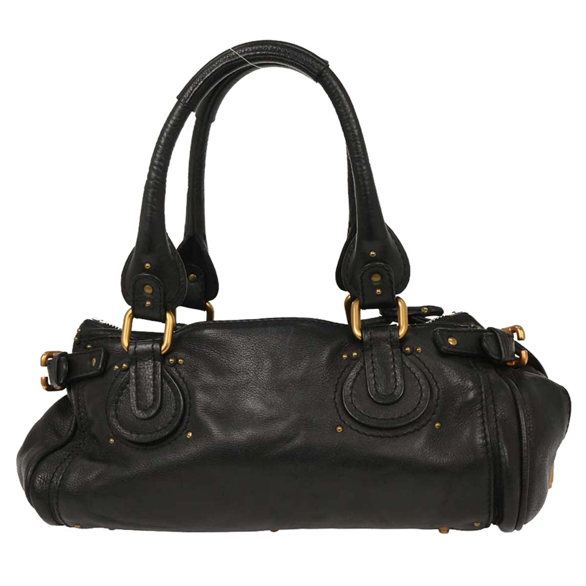 Chloe Black Leather Paddington Handbag