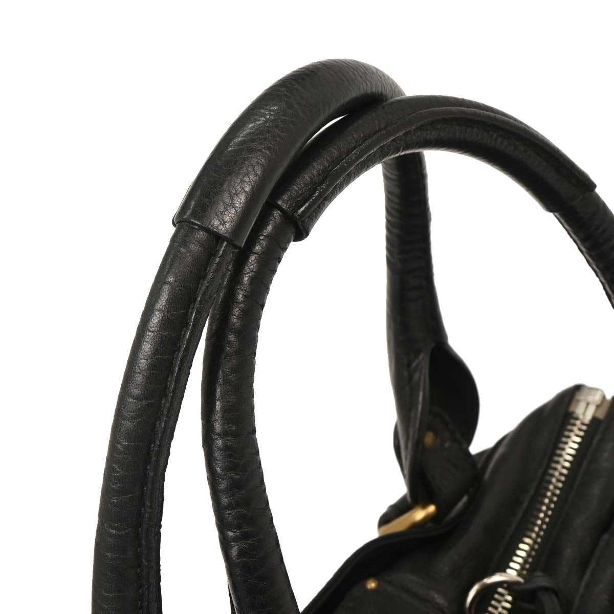 Chloe Black Leather Paddington Handbag