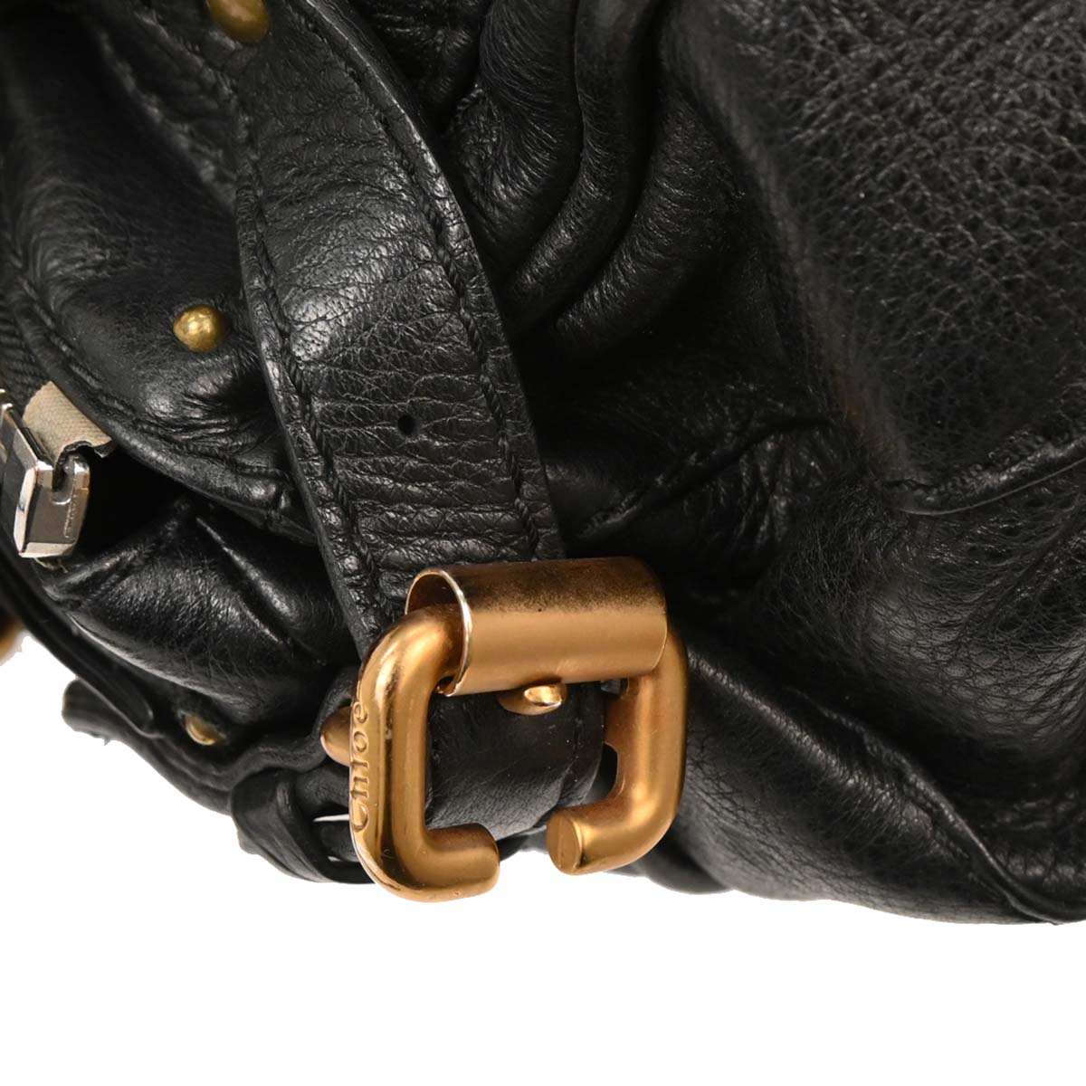 Chloe Black Leather Paddington Handbag