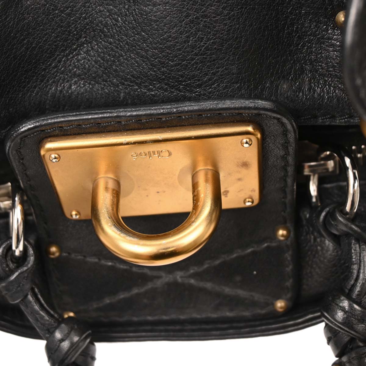 Chloe Black Leather Paddington Handbag