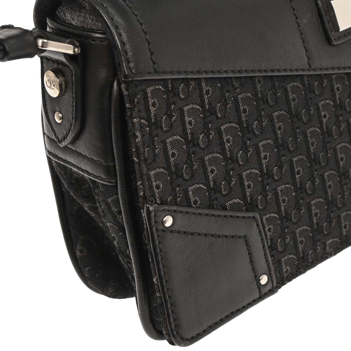 Christian Dior Black Street Chic Trotter Handbag