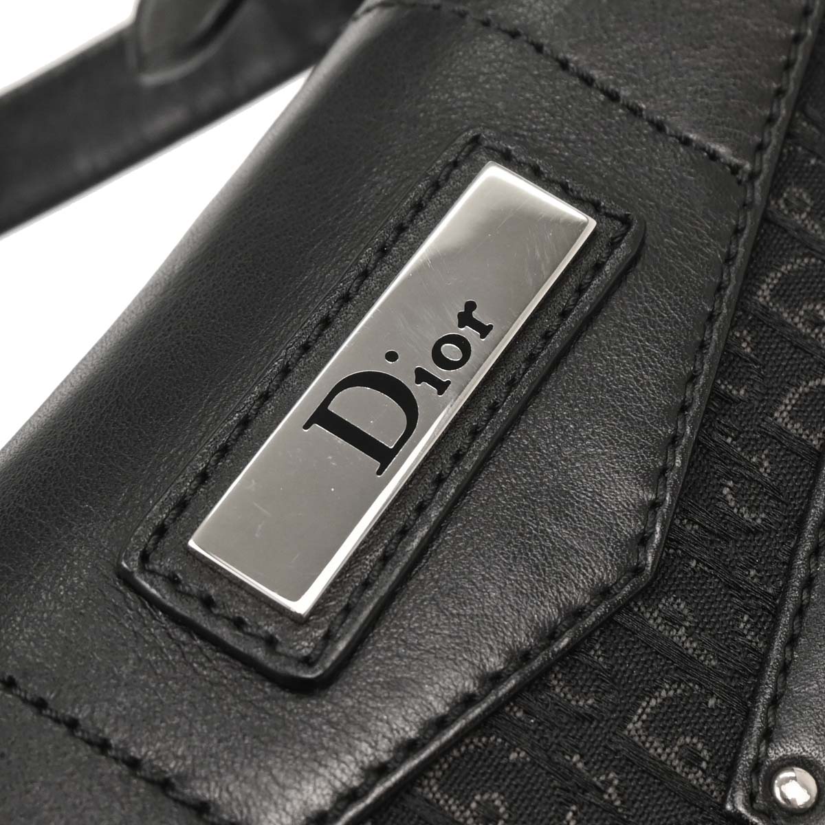 Christian Dior Black Street Chic Trotter Handbag