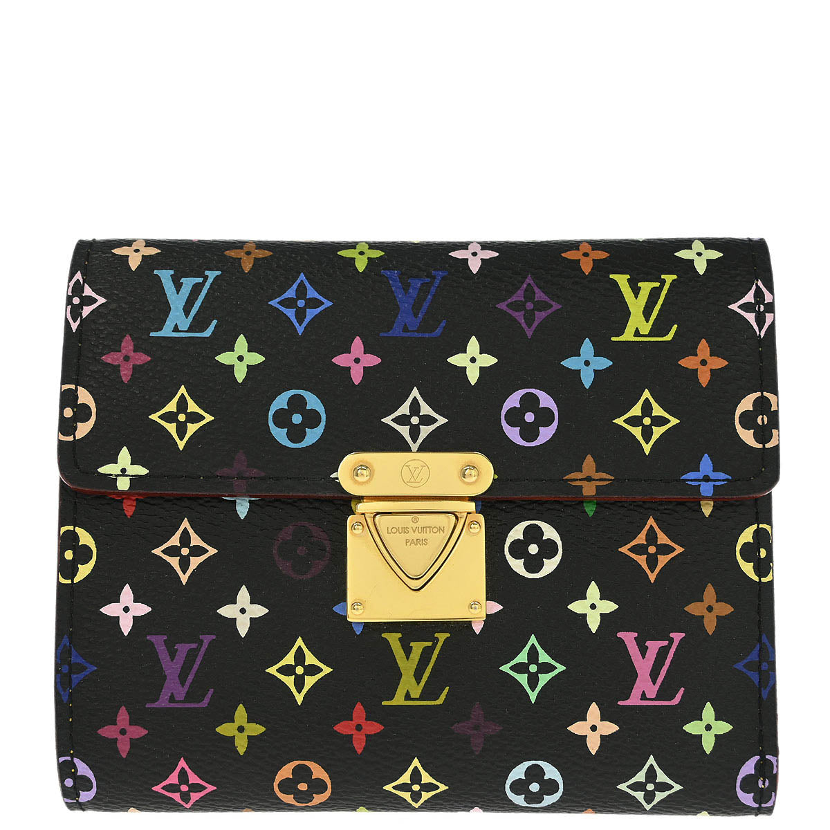 Louis Vuitton Black Multicolor Portefeuille Koala Wallet M58015