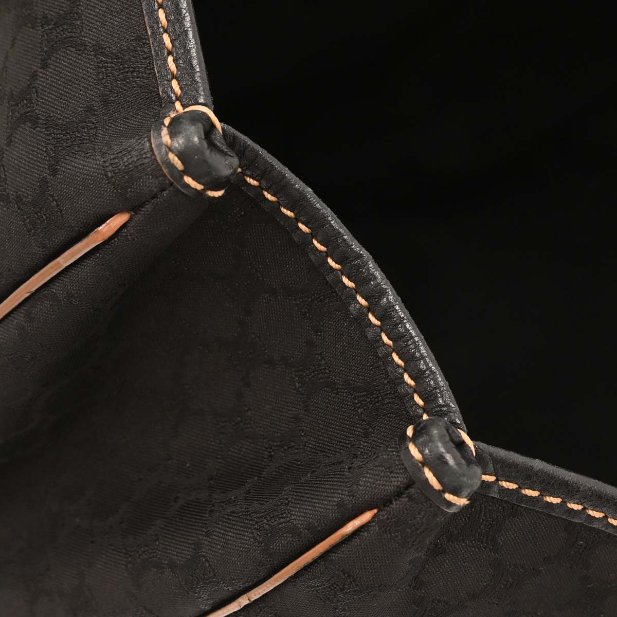 Celine Black Macadam Tote Bag