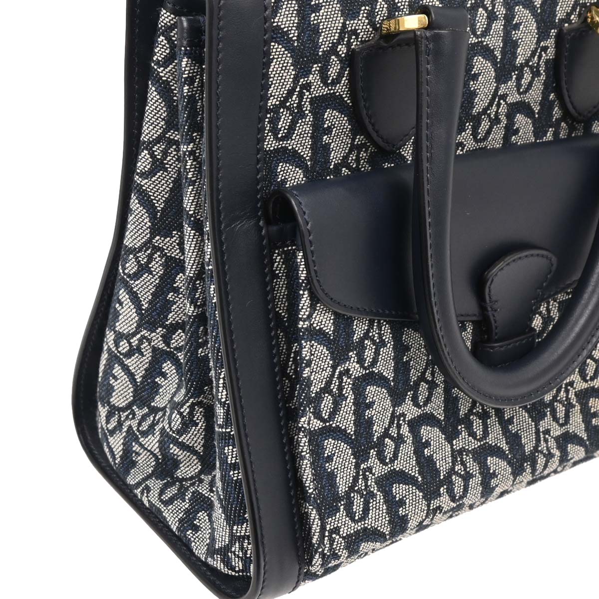Christian Dior Navy Trotter Handbag