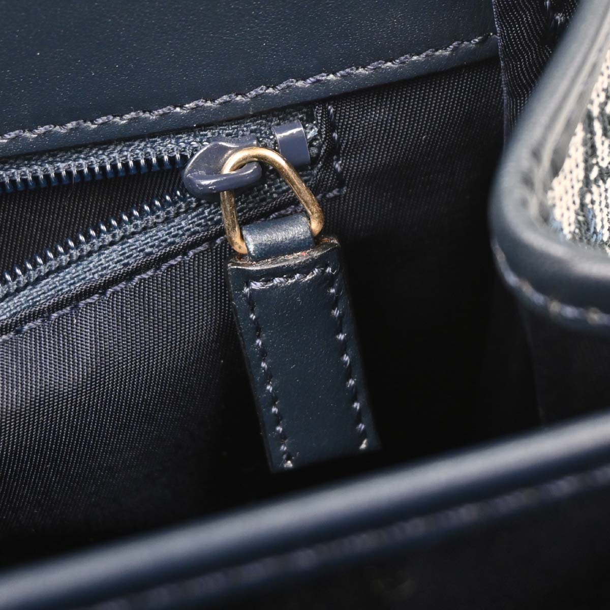 Christian Dior Navy Trotter Handbag