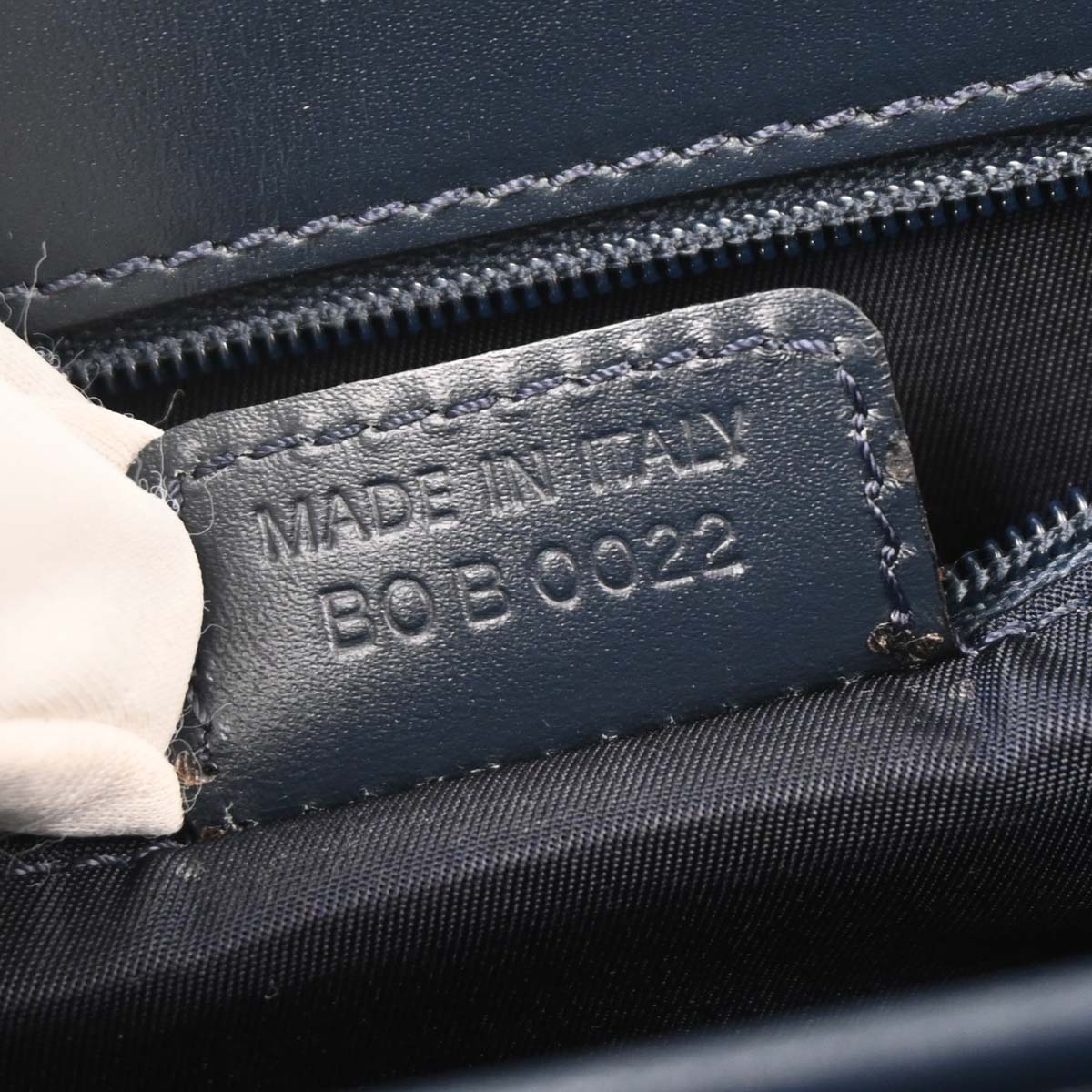 Christian Dior Navy Trotter Handbag