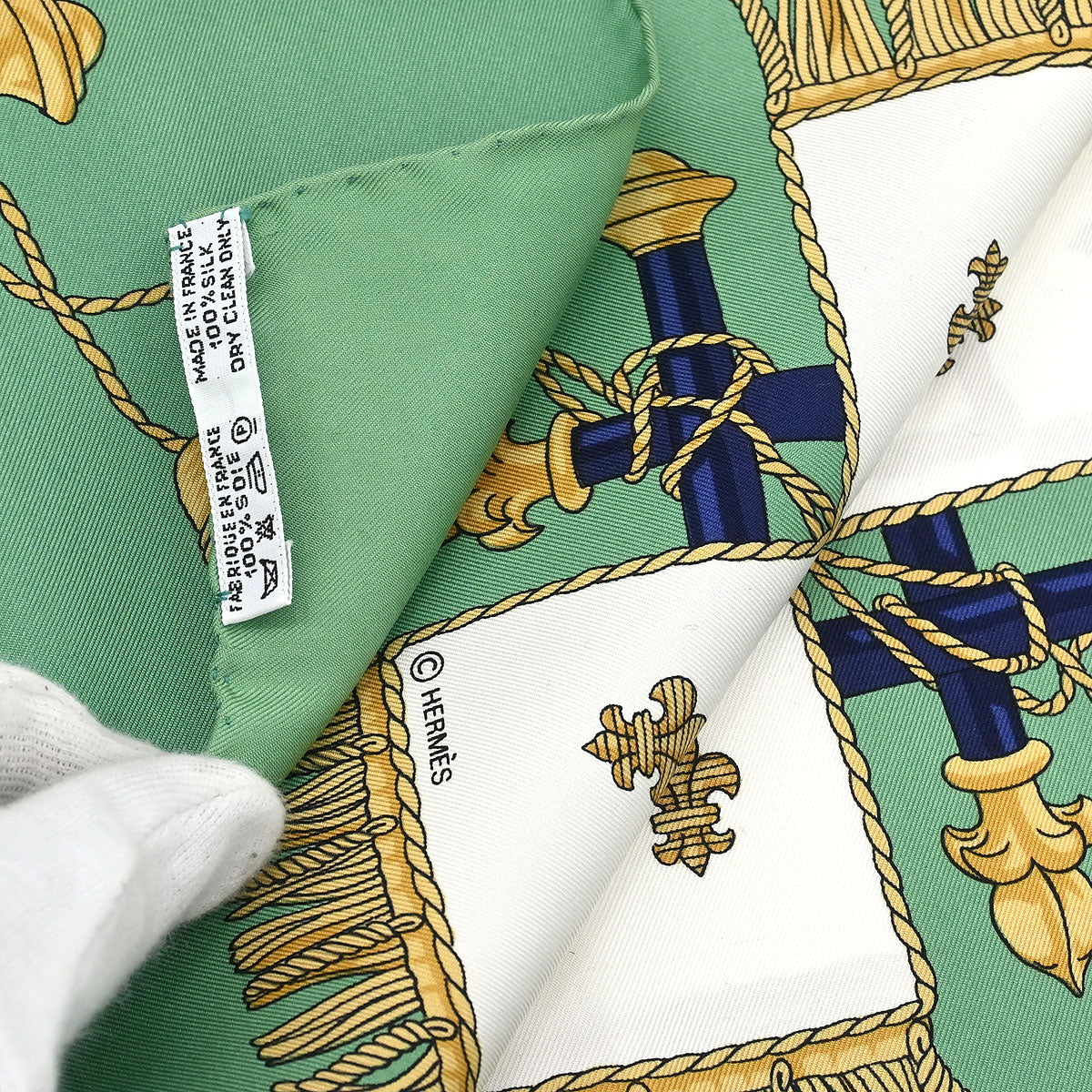 Hermes Scarf Carre 90 Vue du Carrosse de la Galère la Réale Small Good