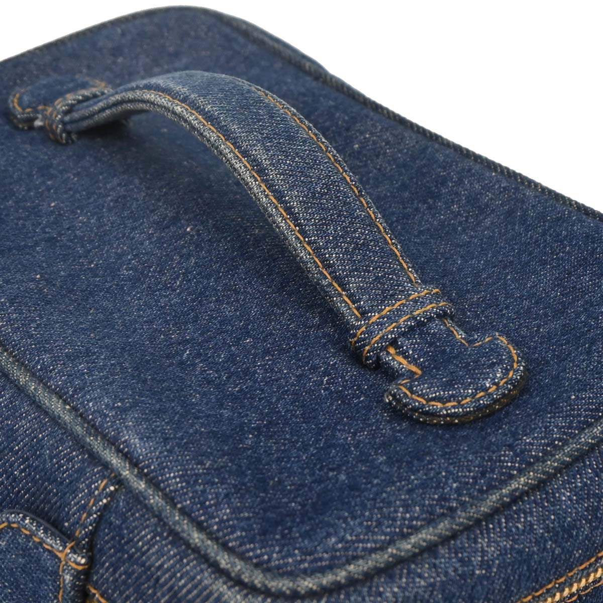 Chanel 1996-1997 Blue Denim Vanity Handbag