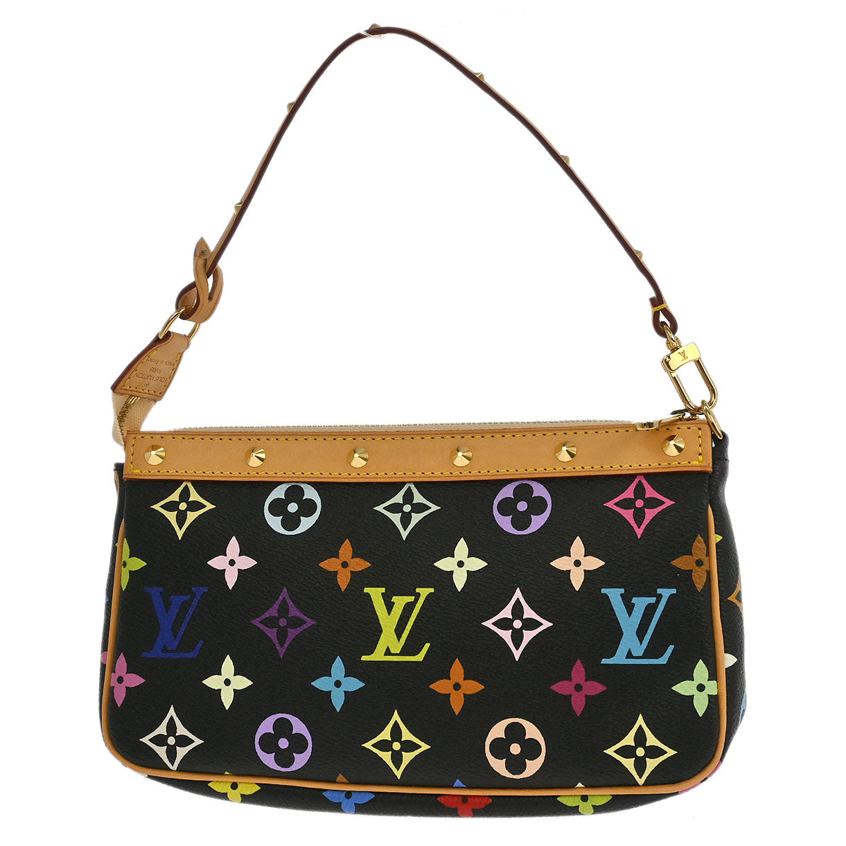 Louis Vuitton Black Multicolor Pochette Accessoires M92648