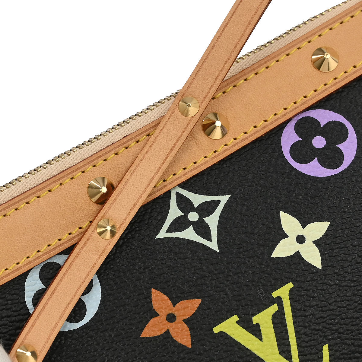 Louis Vuitton Black Multicolor Pochette Accessoires M92648
