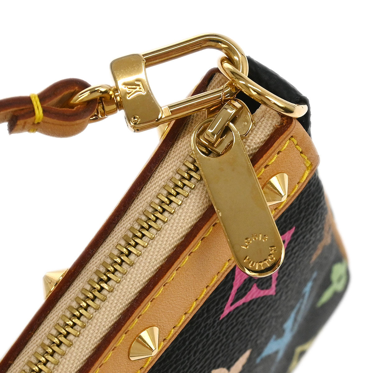 Louis Vuitton Black Multicolor Pochette Accessoires M92648