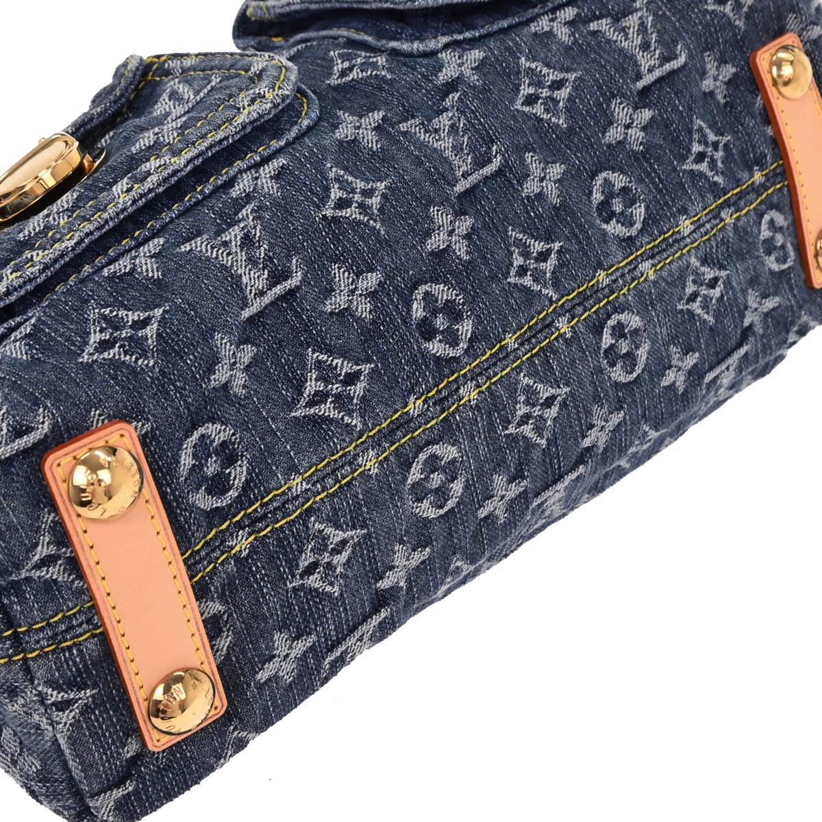 Louis Vuitton Blue Monogram Denim Baggy PM Shoulder Bag M95049