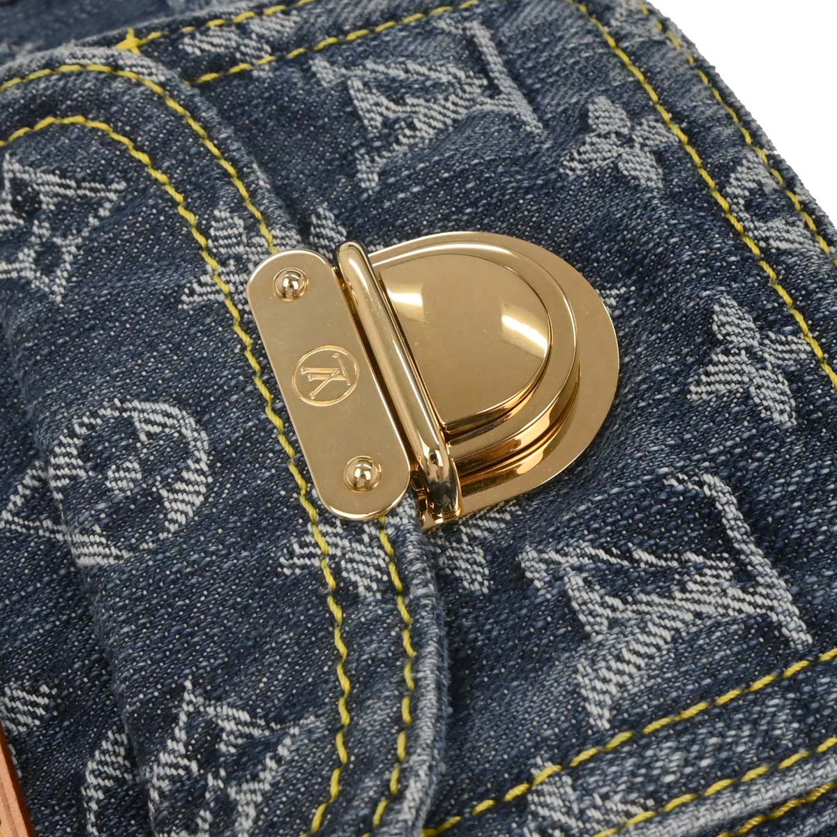 Louis Vuitton Blue Monogram Denim Baggy PM Shoulder Bag M95049