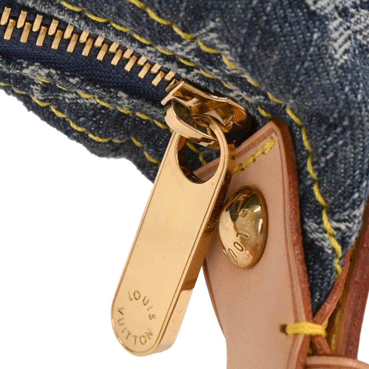 Louis Vuitton Blue Monogram Denim Baggy PM Shoulder Bag M95049