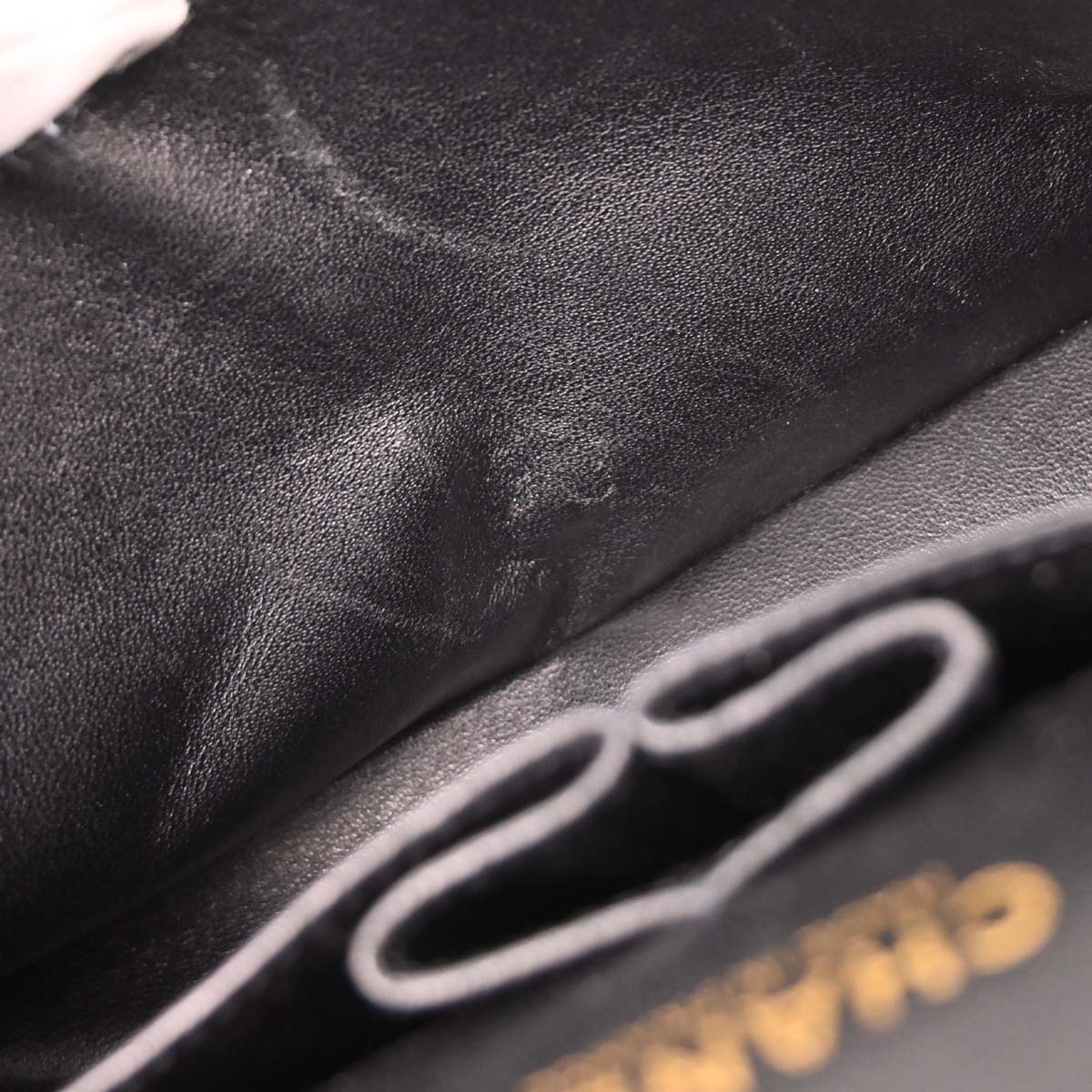 Chanel 2001-2003 Black Canvas COCO Medium Classic Double Flap Shoulder Bag