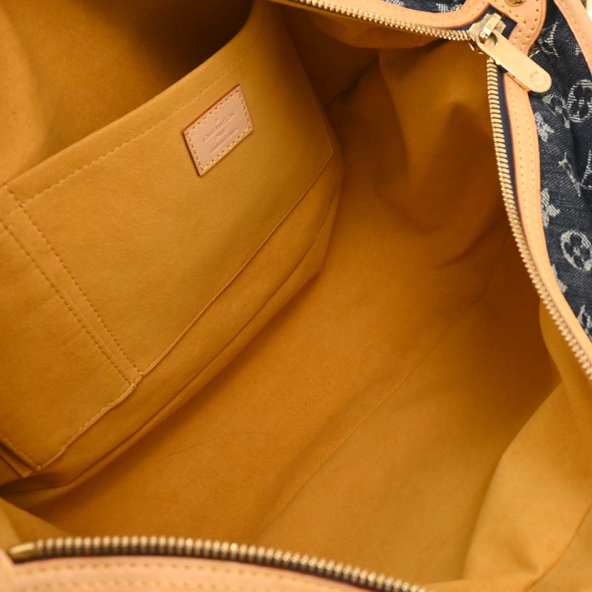 Louis Vuitton Blue Monogram Denim Cabas Raye GM Tote M95336