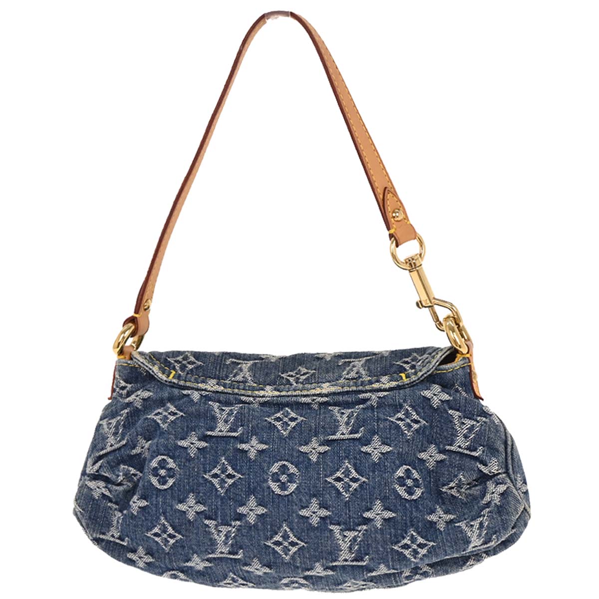 Louis Vuitton Blue Monogram Denim Mini Pleaty Handbag M95050