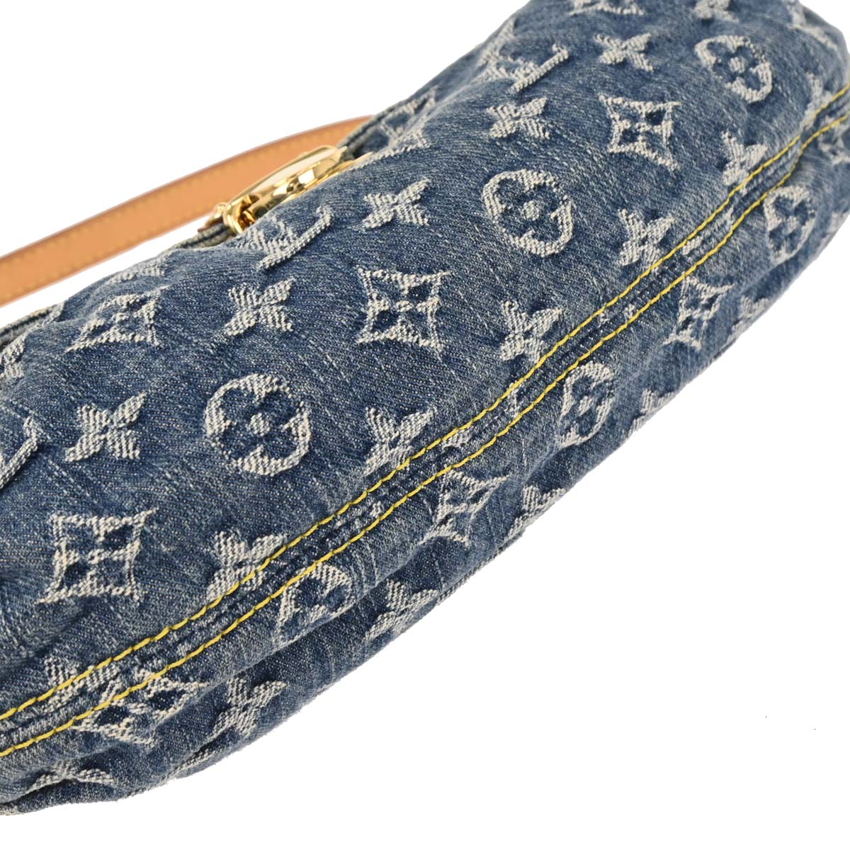Louis Vuitton Blue Monogram Denim Mini Pleaty Handbag M95050