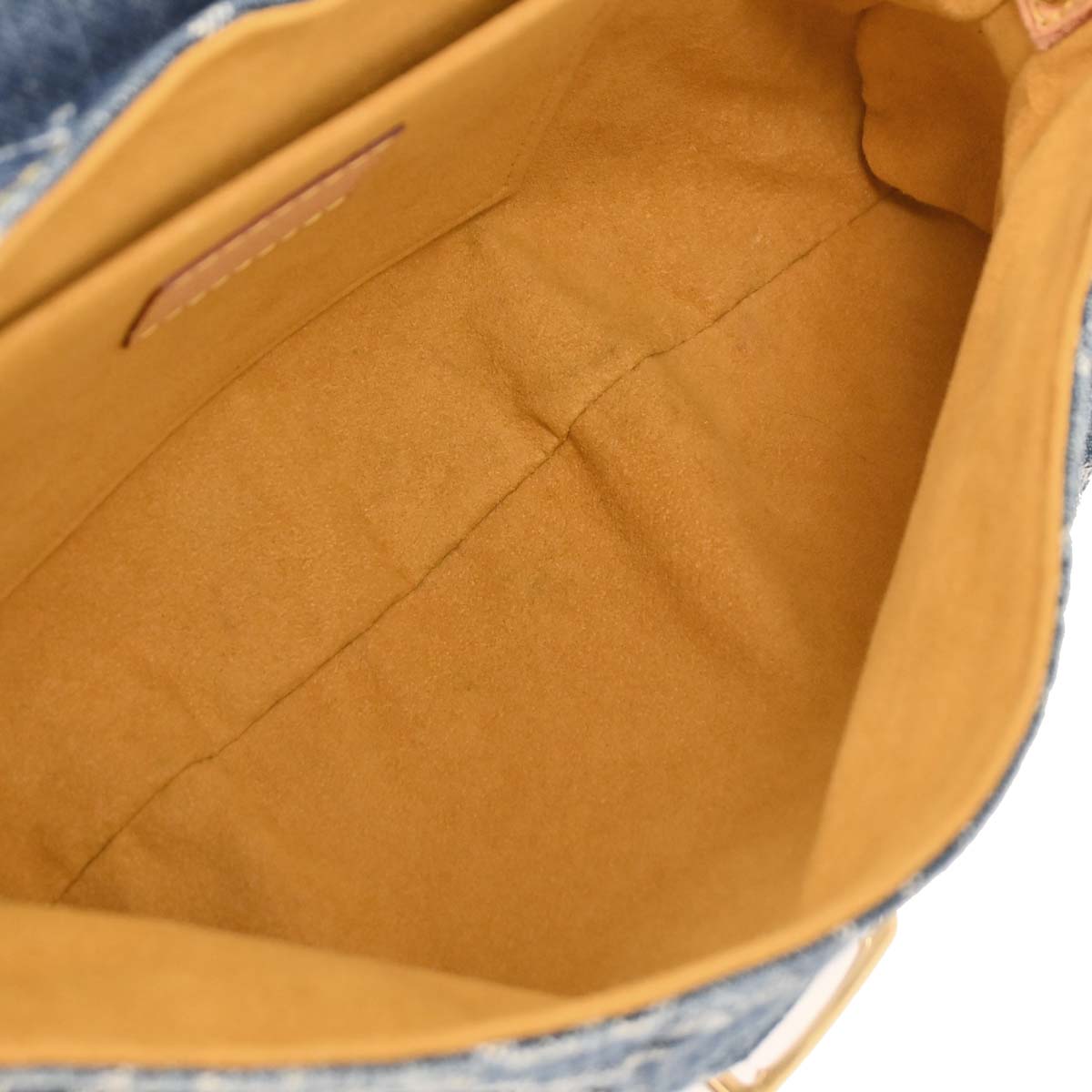 Louis Vuitton Blue Monogram Denim Mini Pleaty Handbag M95050