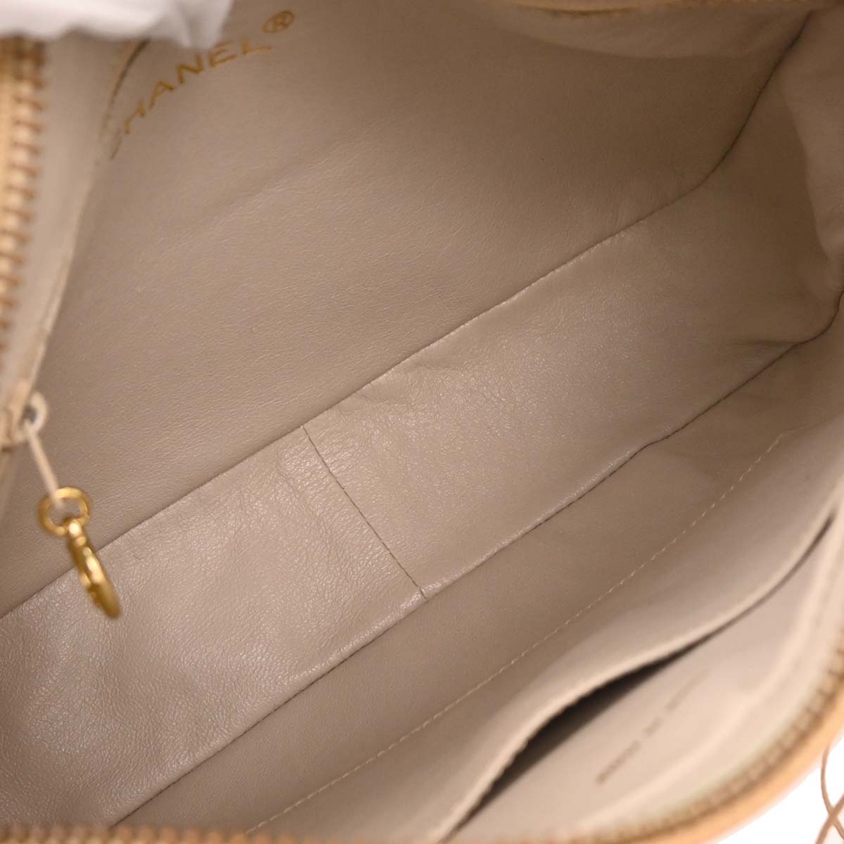 Chanel 1991-1994 Beige Caviar Camera Bag Small