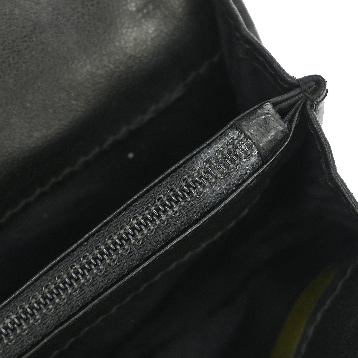Chanel 2001-2003 Black Lambskin Choco Bar Wallet