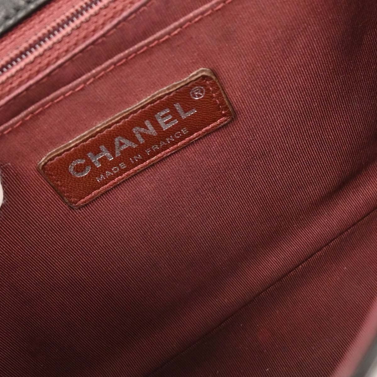 Chanel 2006-2008 Black Patent Leather Secret Label Single Flap Shoulder Bag