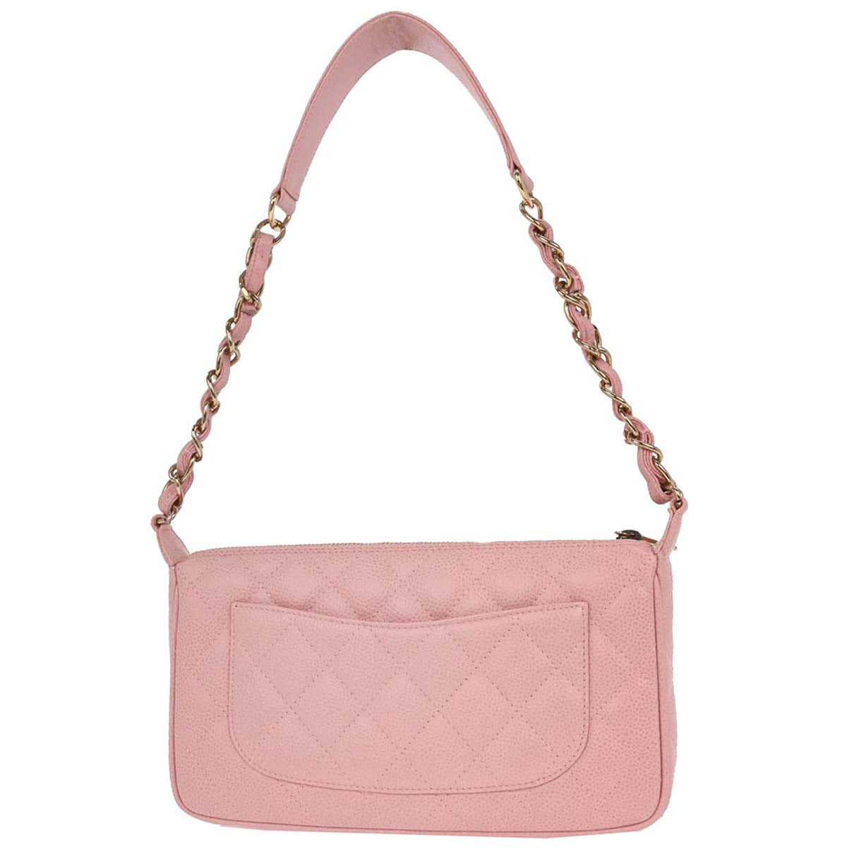 Chanel 2004-2005 Pink Caviar Shoulder Bag