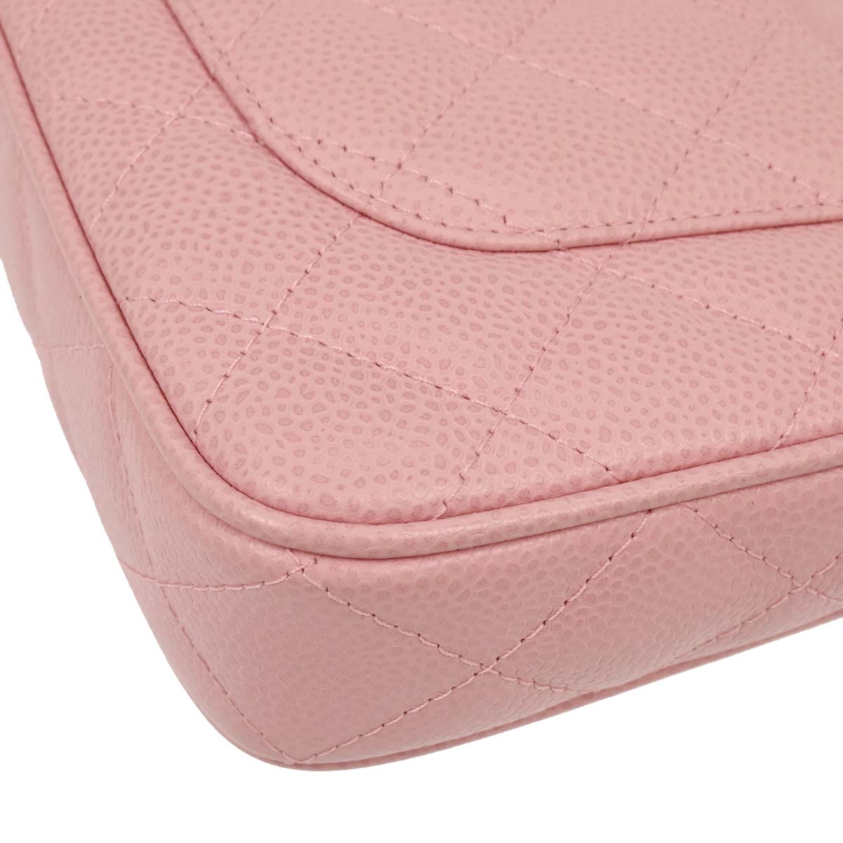 Chanel 2004-2005 Pink Caviar Shoulder Bag