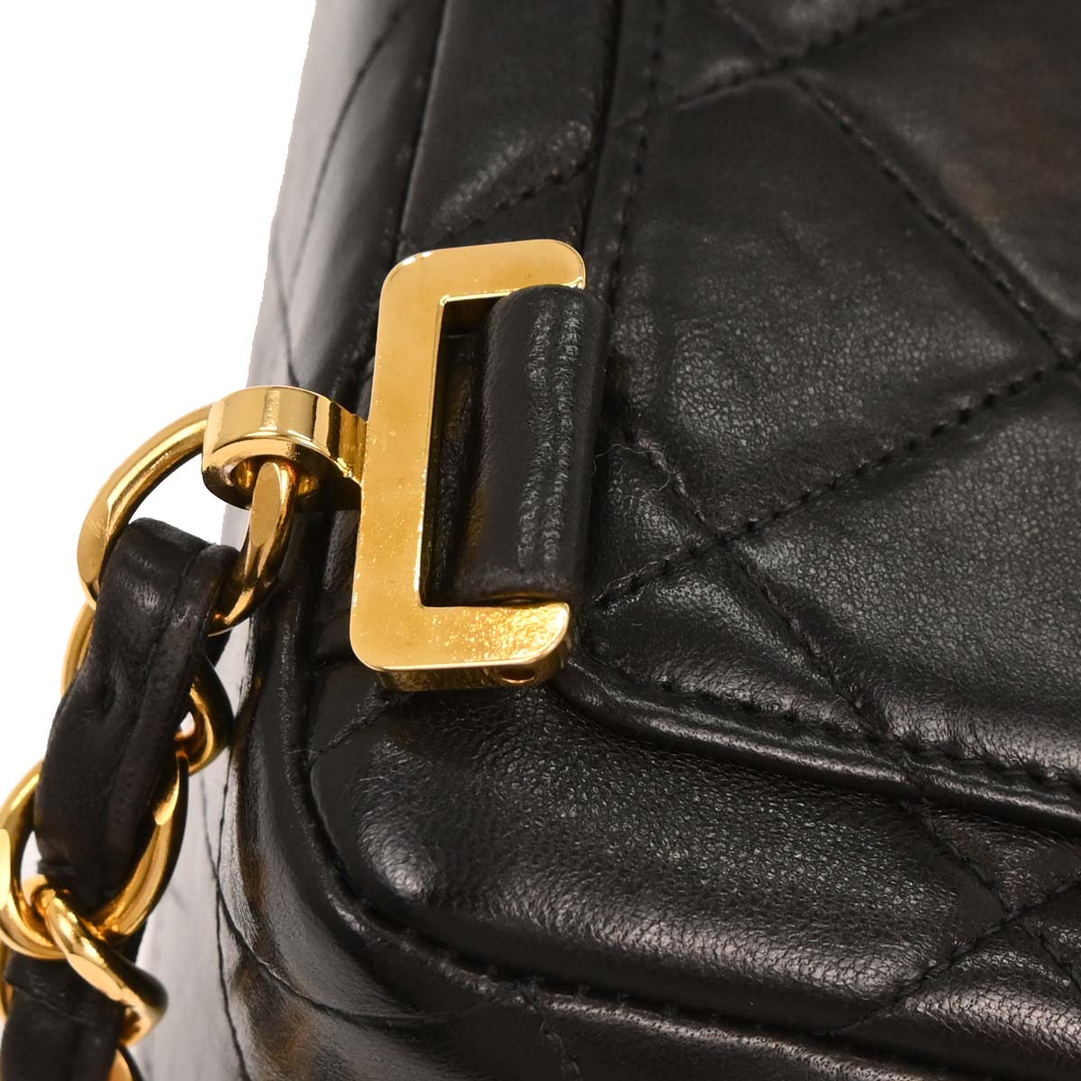 Chanel 1994-1996 Black Lambskin Backpack