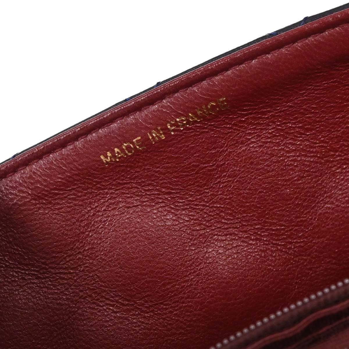 Chanel 1989-1991 Navy Lambskin Classic Square Flap Shoulder Bag