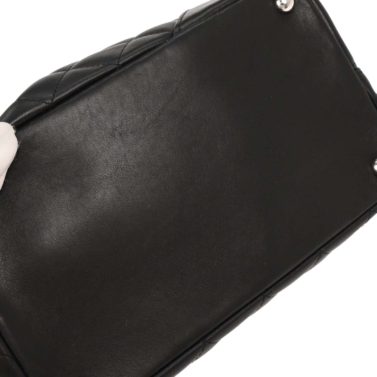 Chanel 2004-2005 Black Calfskin Cambon Ligne Tote Handbag