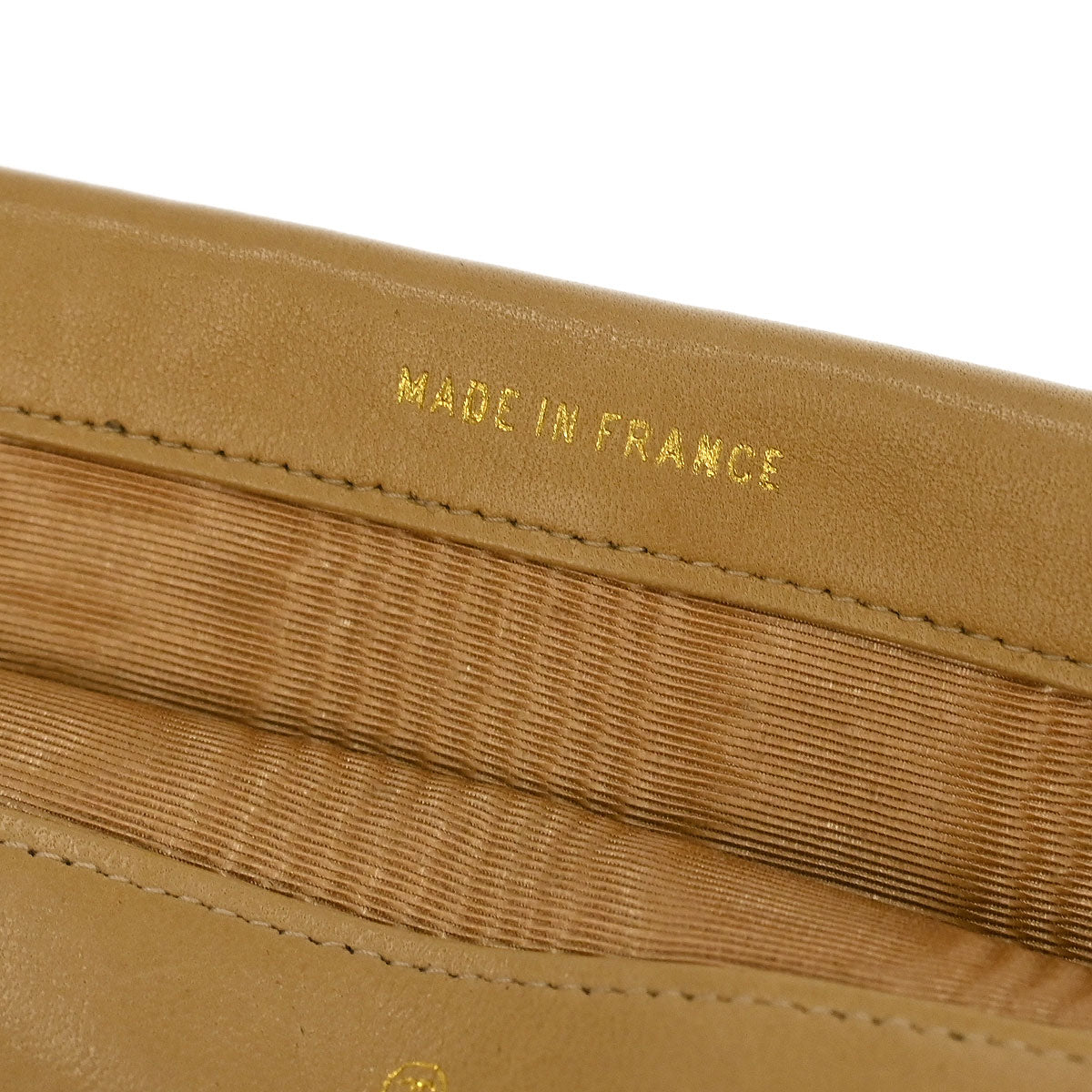Chanel Beige Caviar Wallet