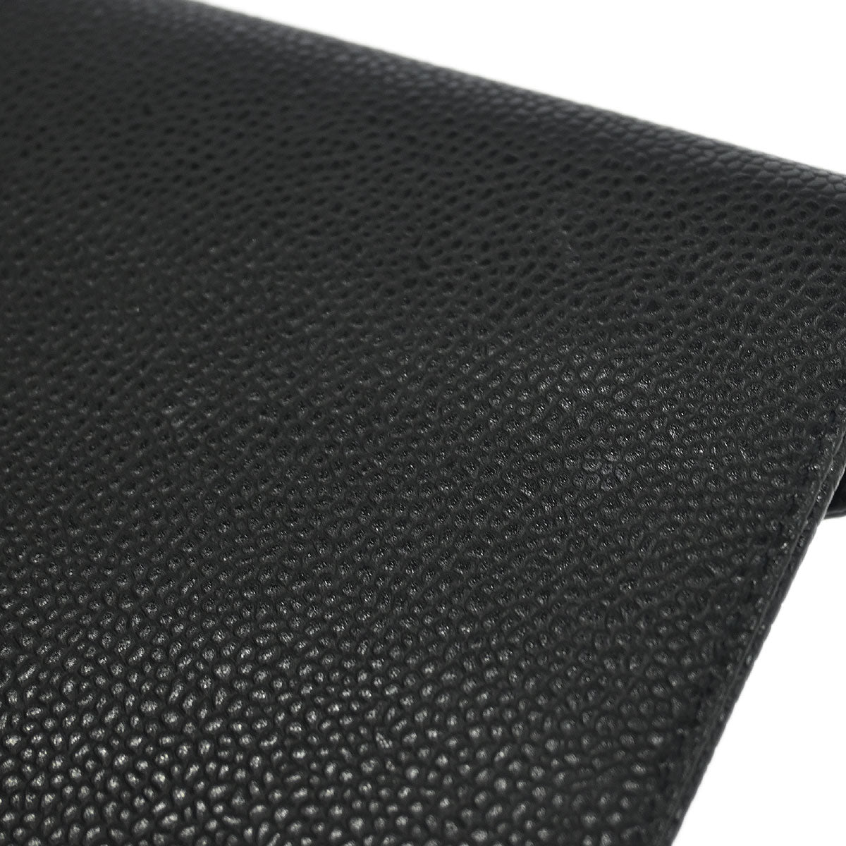 Chanel 1997-1999 Black Caviar Wallet