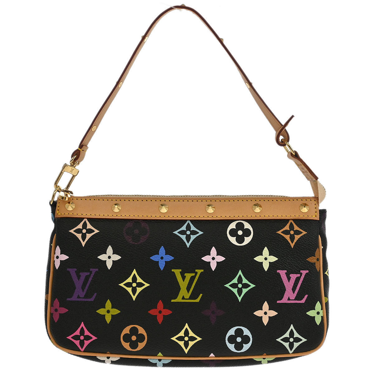 Louis Vuitton Black Multicolor Pochette Accessoires M92648