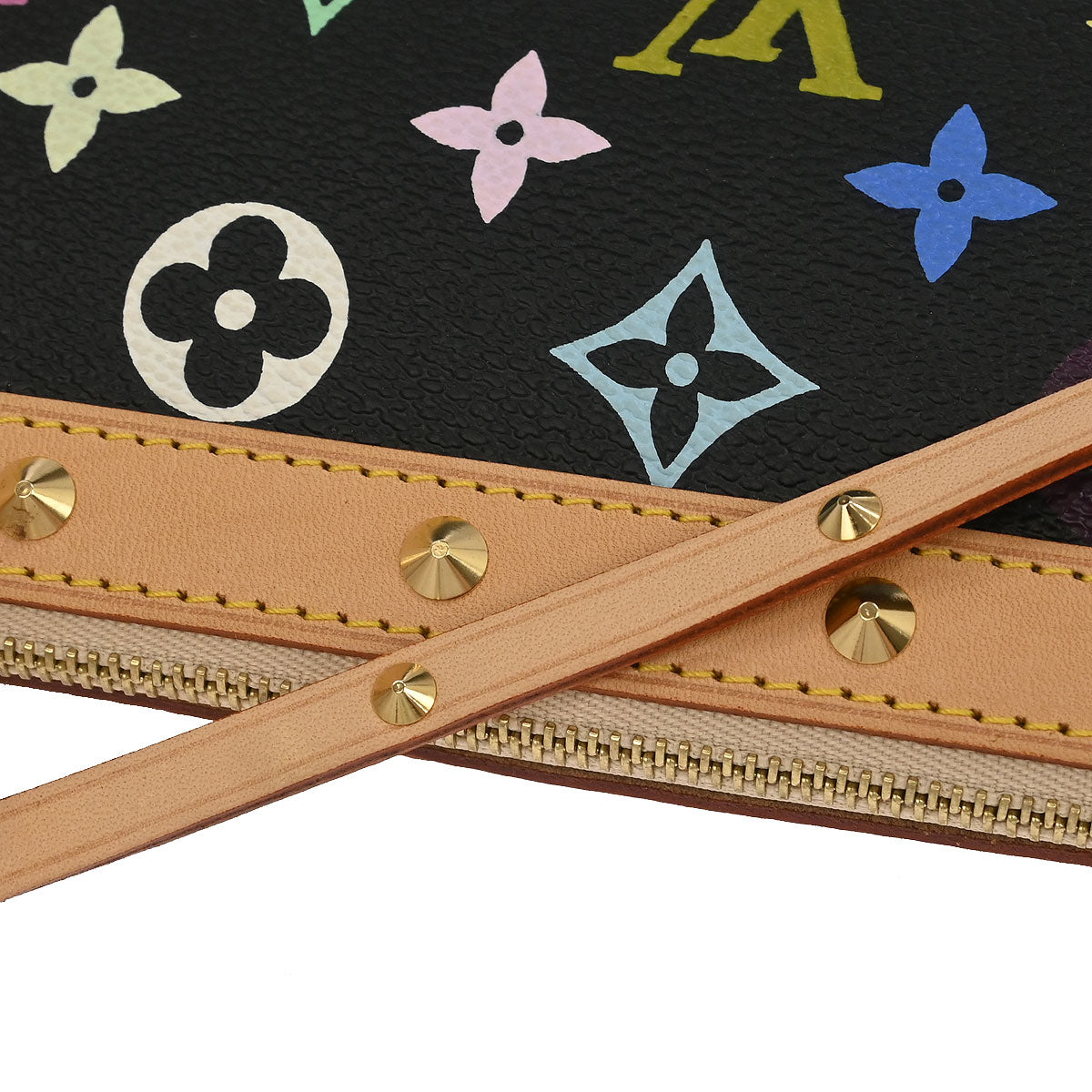 Louis Vuitton Black Multicolor Pochette Accessoires M92648