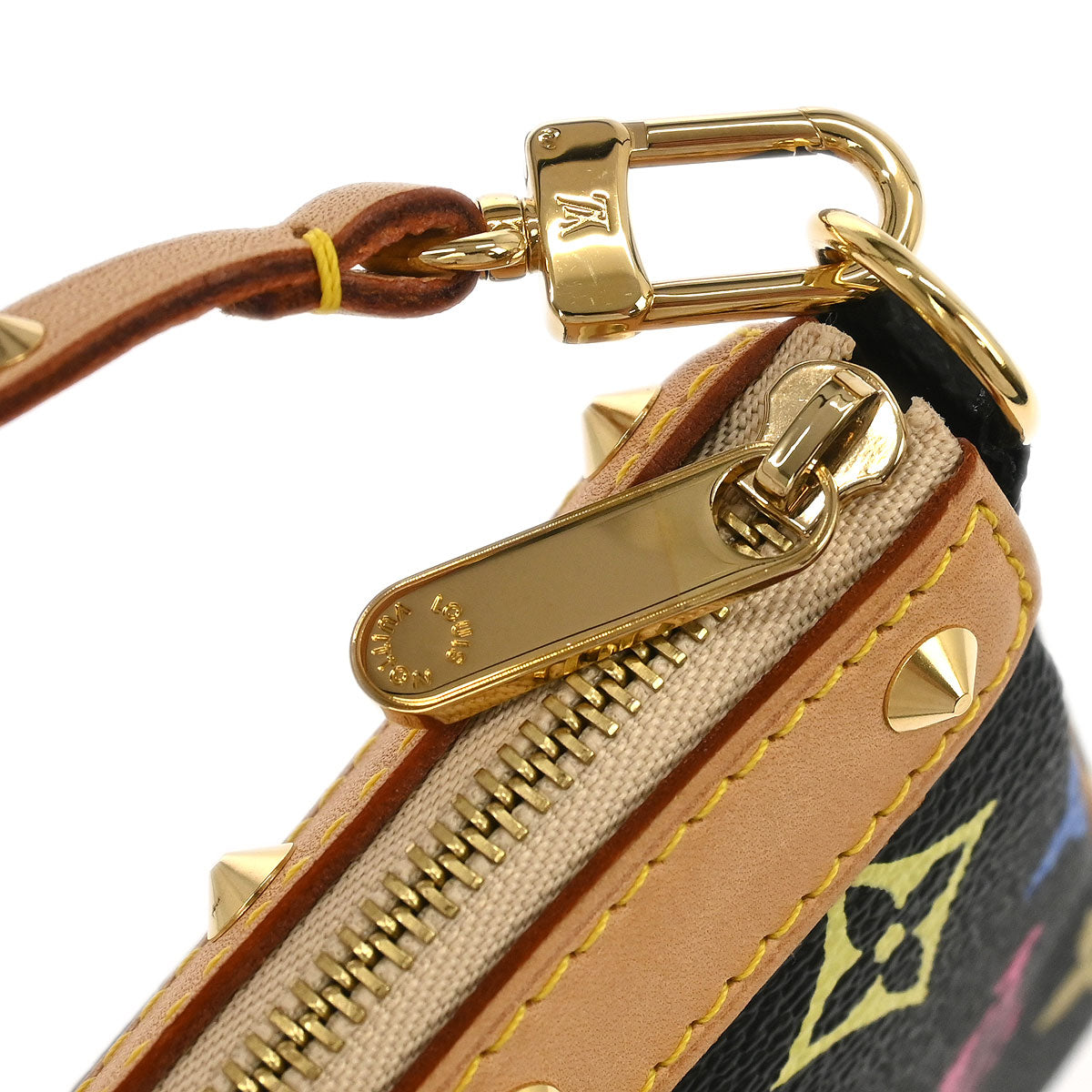Louis Vuitton Black Multicolor Pochette Accessoires M92648